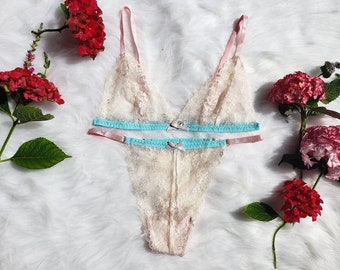 Lace lingerie set, bridal lingerie set