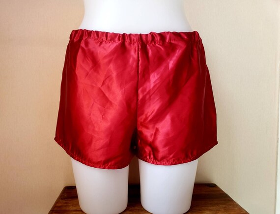 Red Silk Sleep Shorts Silk Shorts Silk 