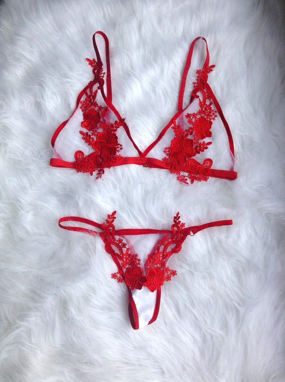 red lingerie
