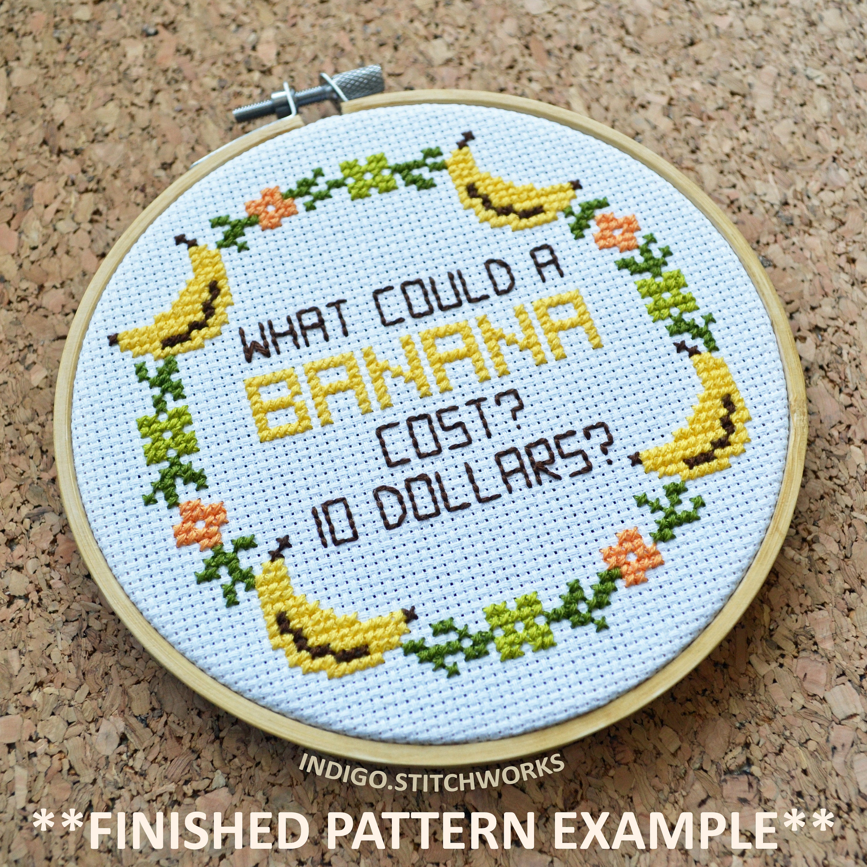 PATTERN: Arrested Development Lucille Bluth Banana Quote Cross Stitch ...