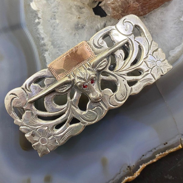 sterling belt buckle