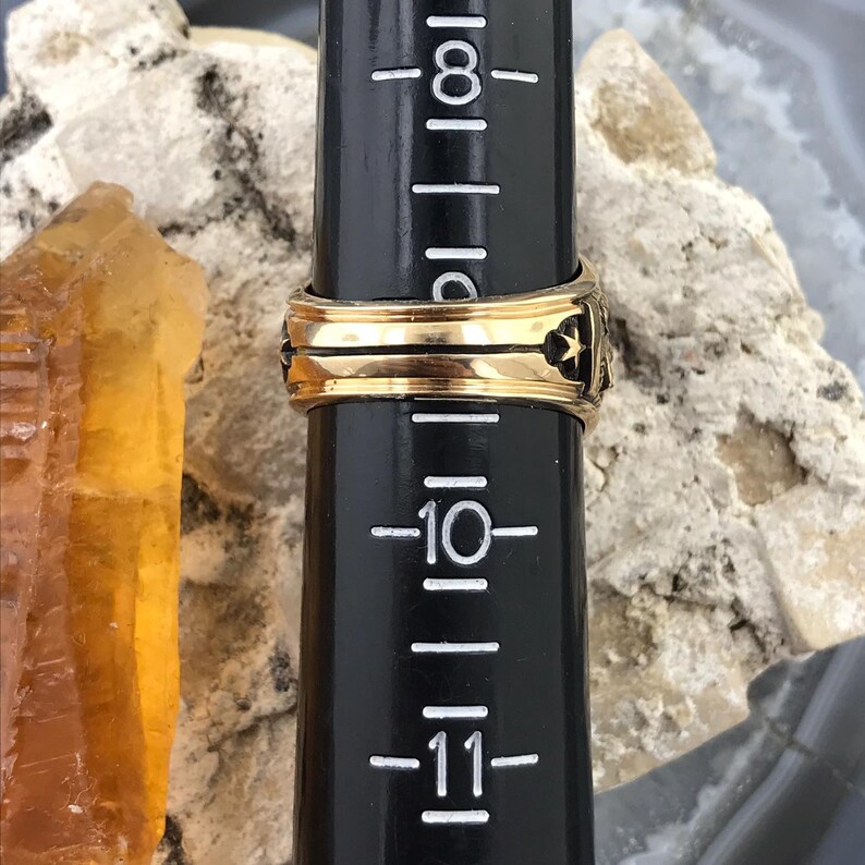 Class Ring Size 9.25 For Men 1980 Custer High School Collectable Ring 10K Yellow Gold Josten Milwaukee