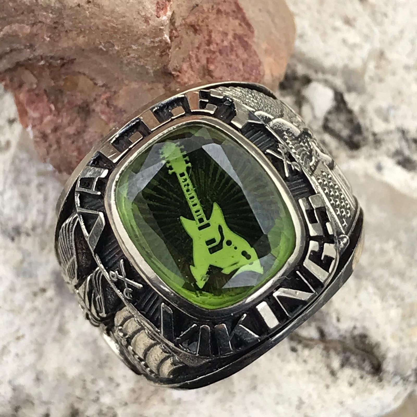 Class Ring Size 9.25 For Men 1980 Custer High School Collectable Ring 10K Yellow Gold Josten Milwaukee