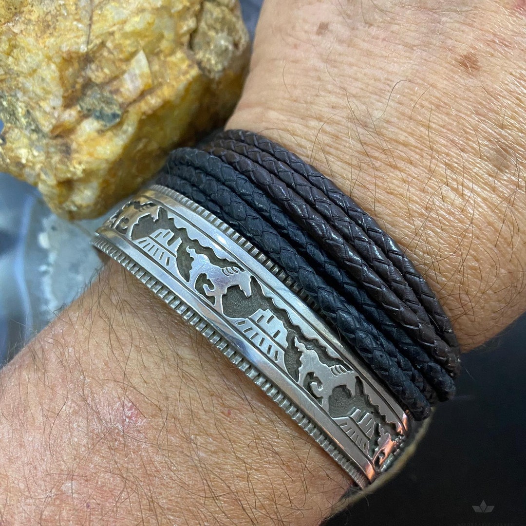 ウィリーアーチー タラハフテワ Hopi ブレスレットインディアン