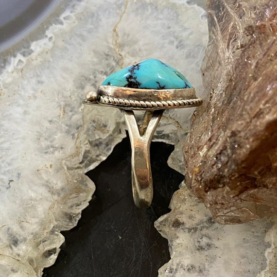 Joe L. Gray Vintage Sterling Silver Turquoise Rin… - image 4
