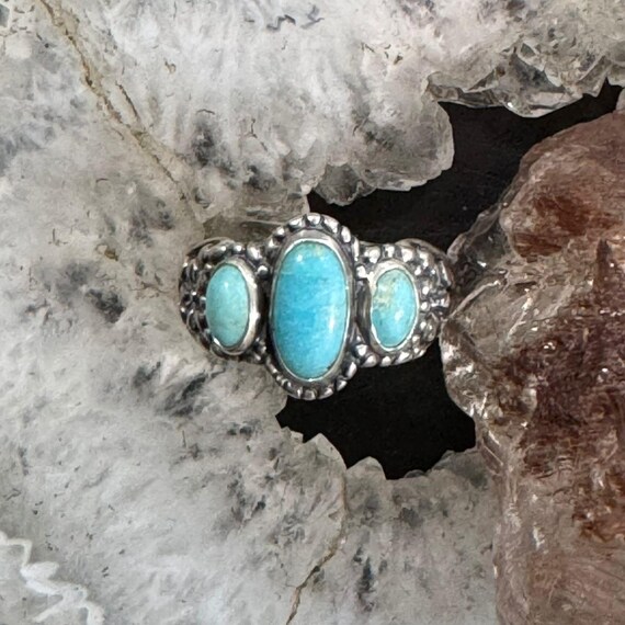 Carolyn Pollack Sterling Silver 3 Oval Turquoise … - image 4