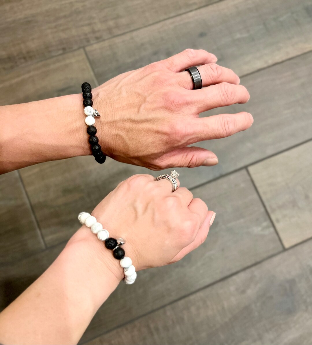 Couples Bracelet Matching Couple Bracelet Custom Anniversary