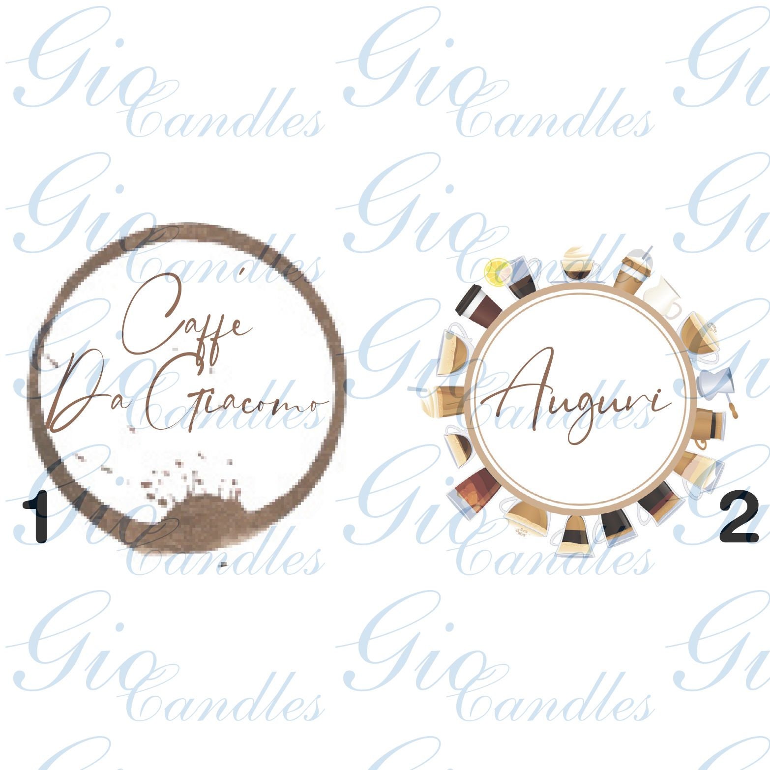 Bar Caffetteria Candela In Cera Di Soia Personalizzata Regalo Per Inizio Nuova Attivita Inaugurazione Auguri Anniversario Coffee Bar