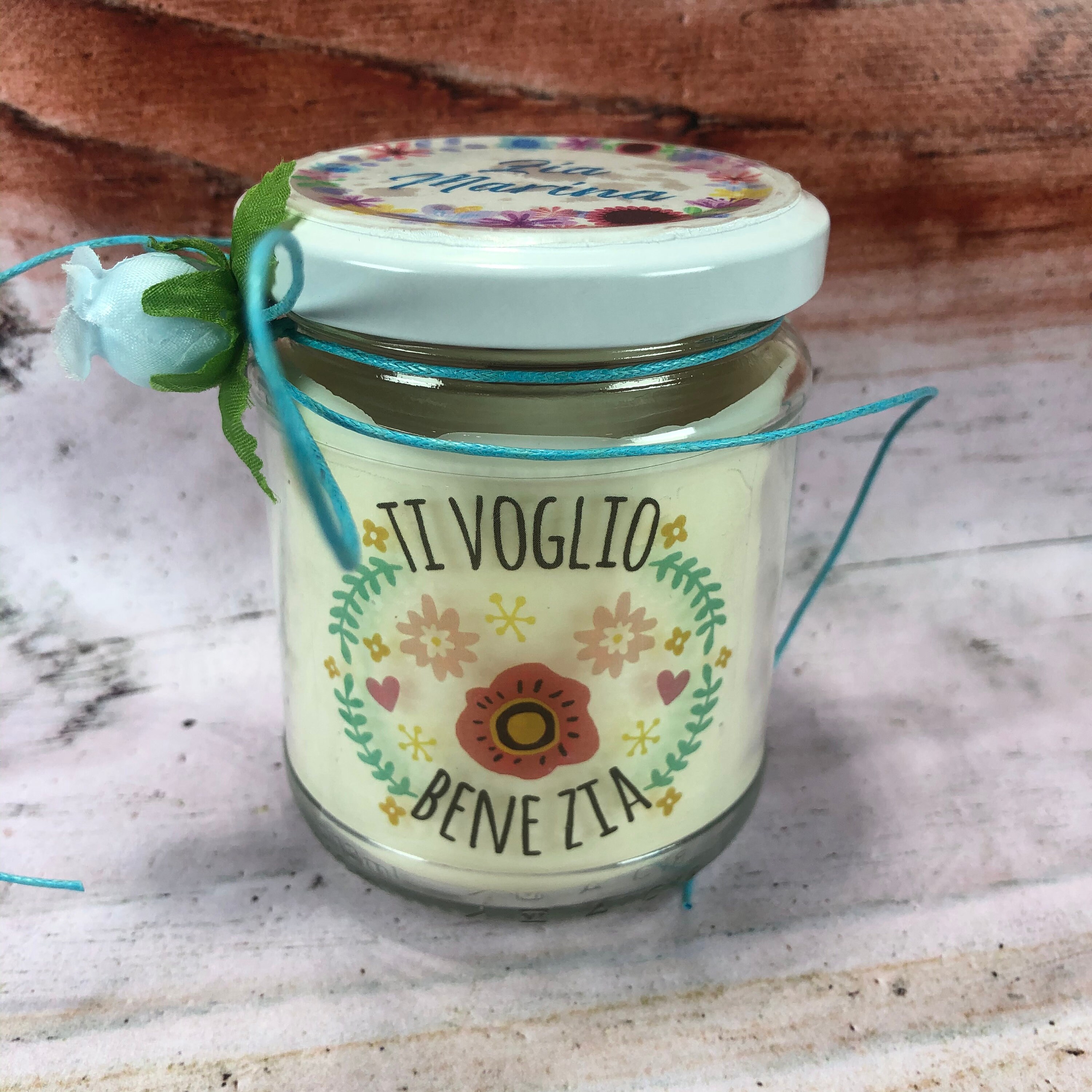 Regalo Natale Zia.Ti Voglio Bene Zia Candela Personalizzata In Cera Di Soia Olio Essenziale Stoppino In Legno Idea Regalo Zia Compleanno Regalo Di Natale