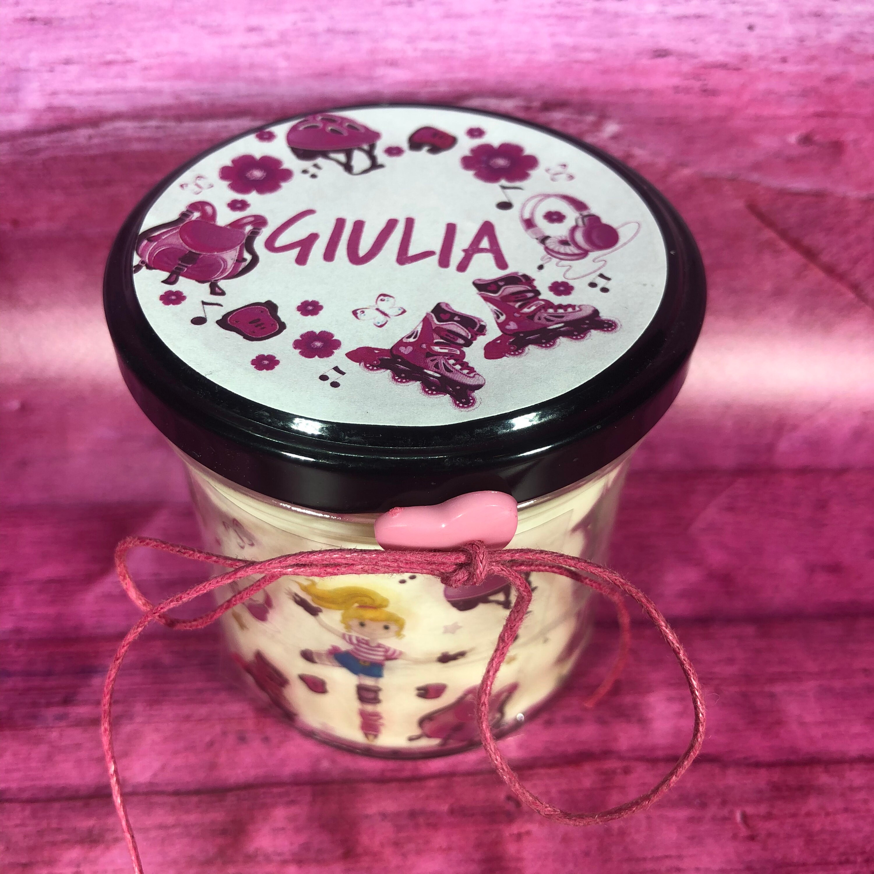 Roller Skating Roller Skate Personalized Soy Wax Candle Gift Etsy