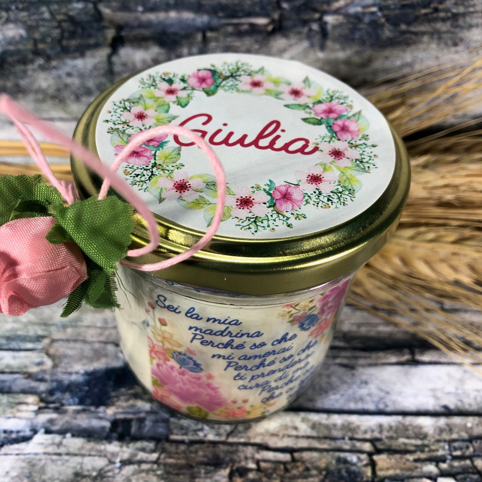 Regalo per la madrina di battesimo o cresima Candela in cera Etsy Italia Regalo per la madrina di battesimo o cresima Candela in cera Etsy Italia