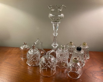 Vintage Clear Pegged Votive Holders Your Choice