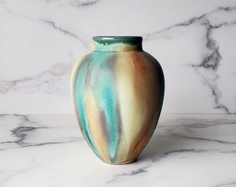 Handmade Ceramic Flower Vase, Pottery Decor, Sprayed Satin Matte Finished Microcrystalline Glazed Pot, Beautiful Pot, One of a Kind Gift
