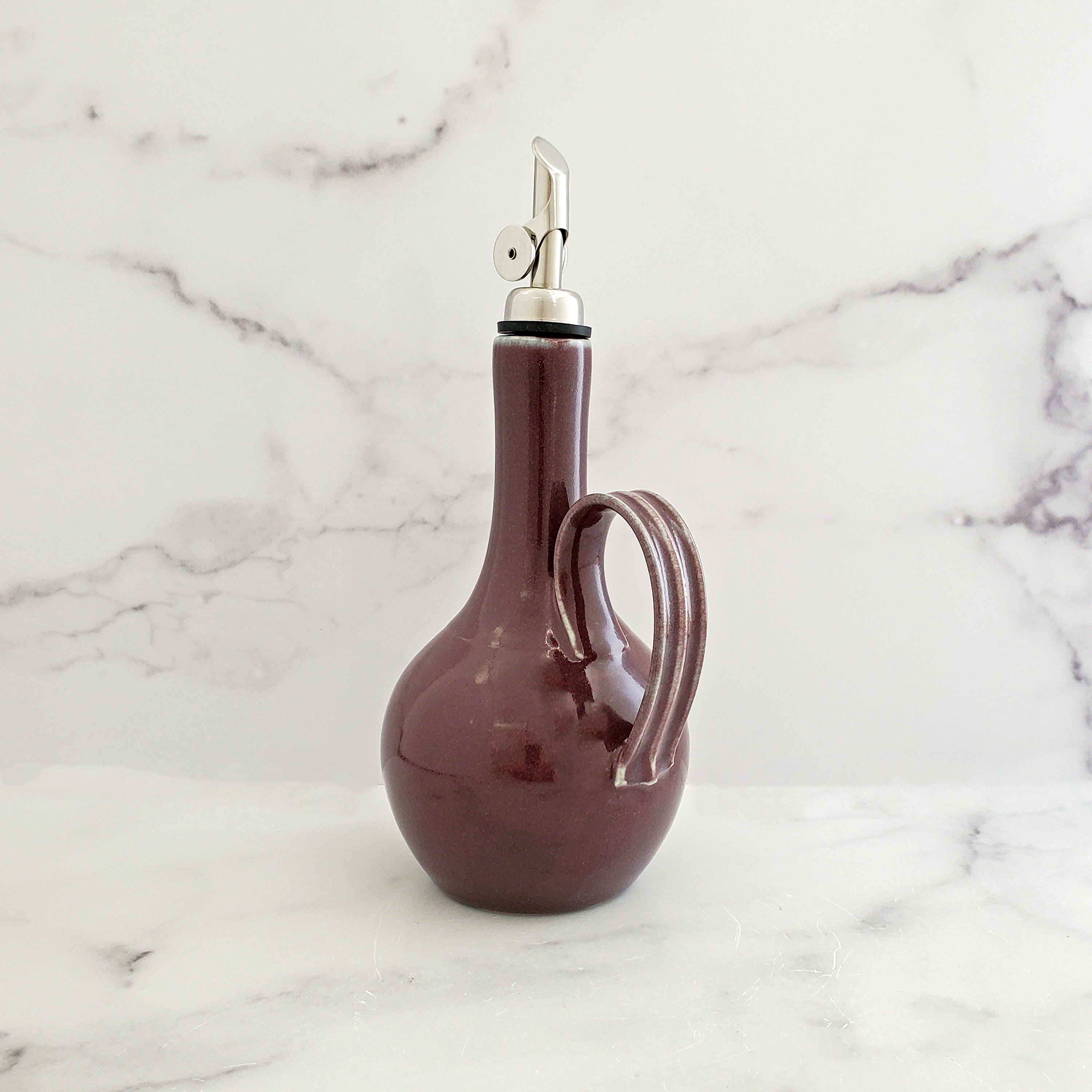 Ceramic Olive Oil Cruet Olive Oil Pourer Vinegar Bottle Etsy