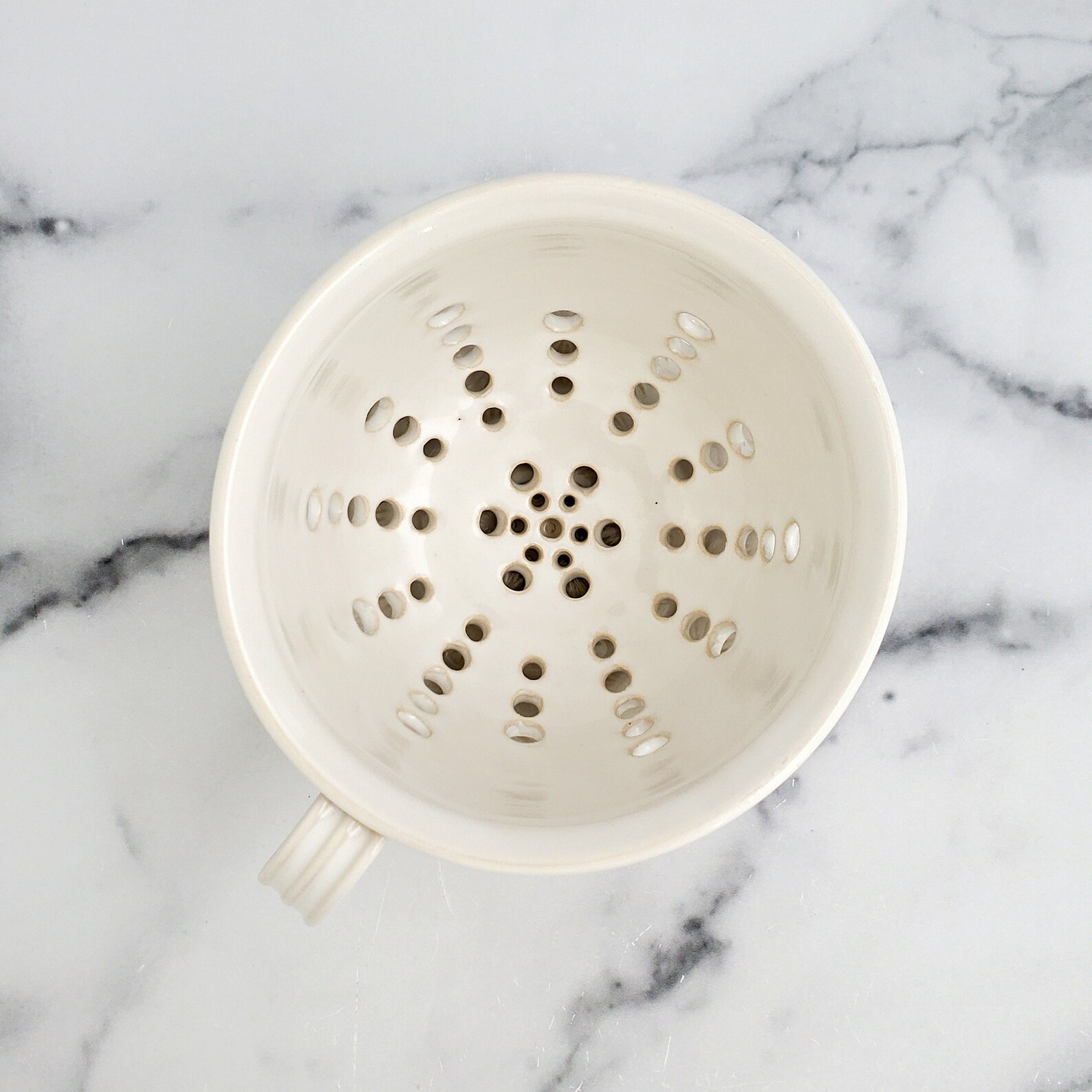 Berry Bowl with attached drain dish Handmade Ceramic berry Etsy