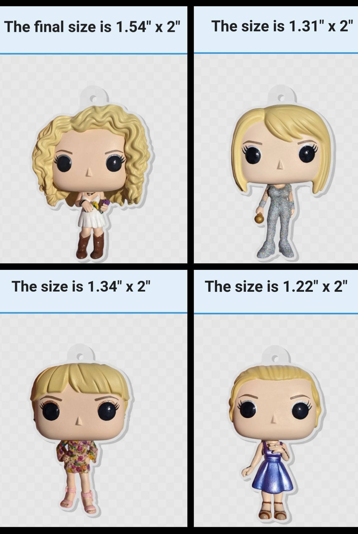 Taylor Swift Funko Pop Custom Keychains or Ribbon Reputation | Etsy