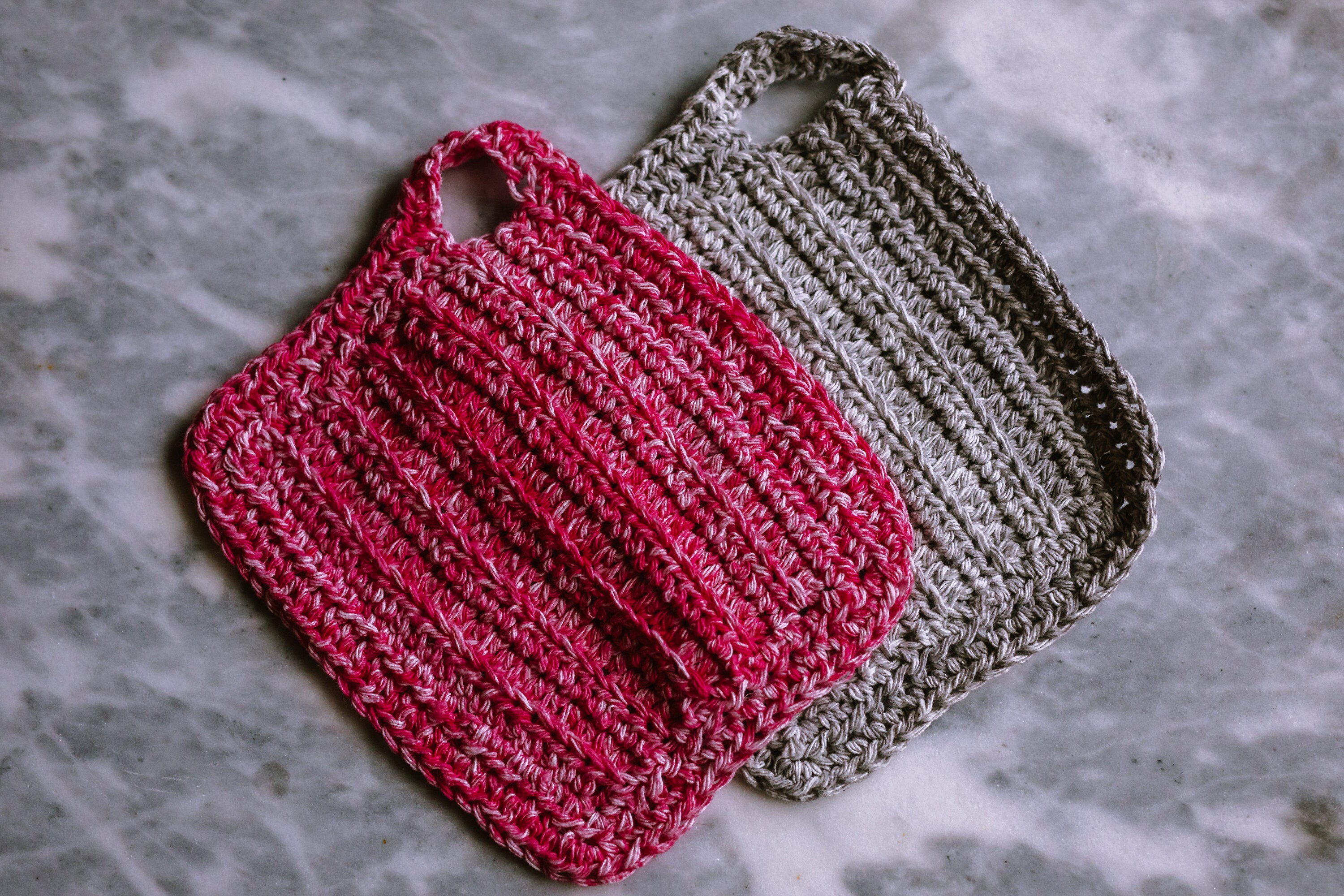 Soft Textured Washcloths - BOGO 1/2 off | reusable handmade crocheted cloths