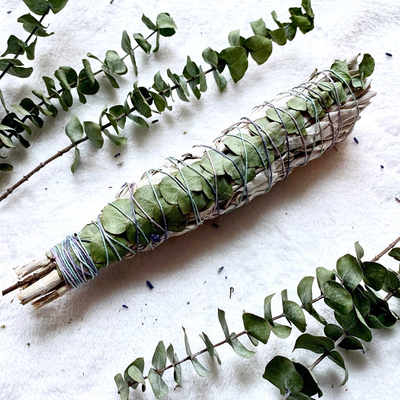Breathe Bundle Eucalyptus & White Sage Sacred Smoke Stick Etsy