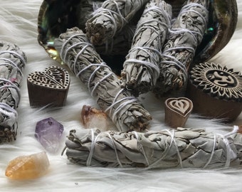 White Sage Bundle | Sacred Smoke Stick | White Sage | Energy Cleansing Ritual | Spring Cleaning