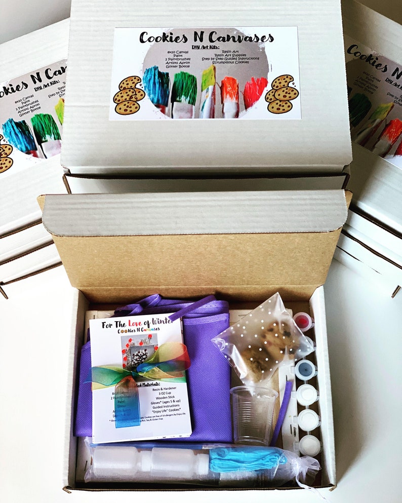 PREORDERDIY Art Kits/paint Party in A Box Cookies N Etsy