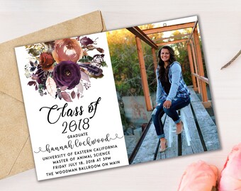 college graduation announcement etsy