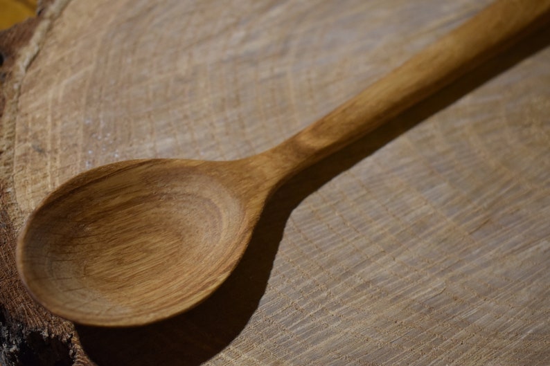 brutal wooden spoon medieval spoon vikings spoon wooden from oak eating spoon brutal ascetic for mens wood carved soup spoon 10.2 long
