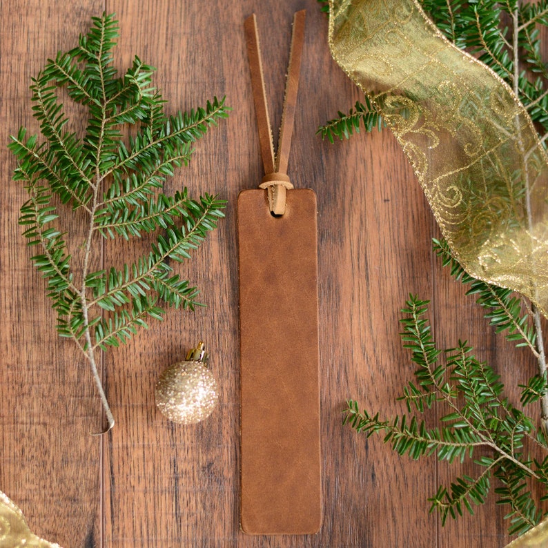 Real Leather Personalized Bookmarks Heirloom Quality Handmade Bookmarks Perfect for Home, School, Office, Trips or Vacations Read USA Natural Bison