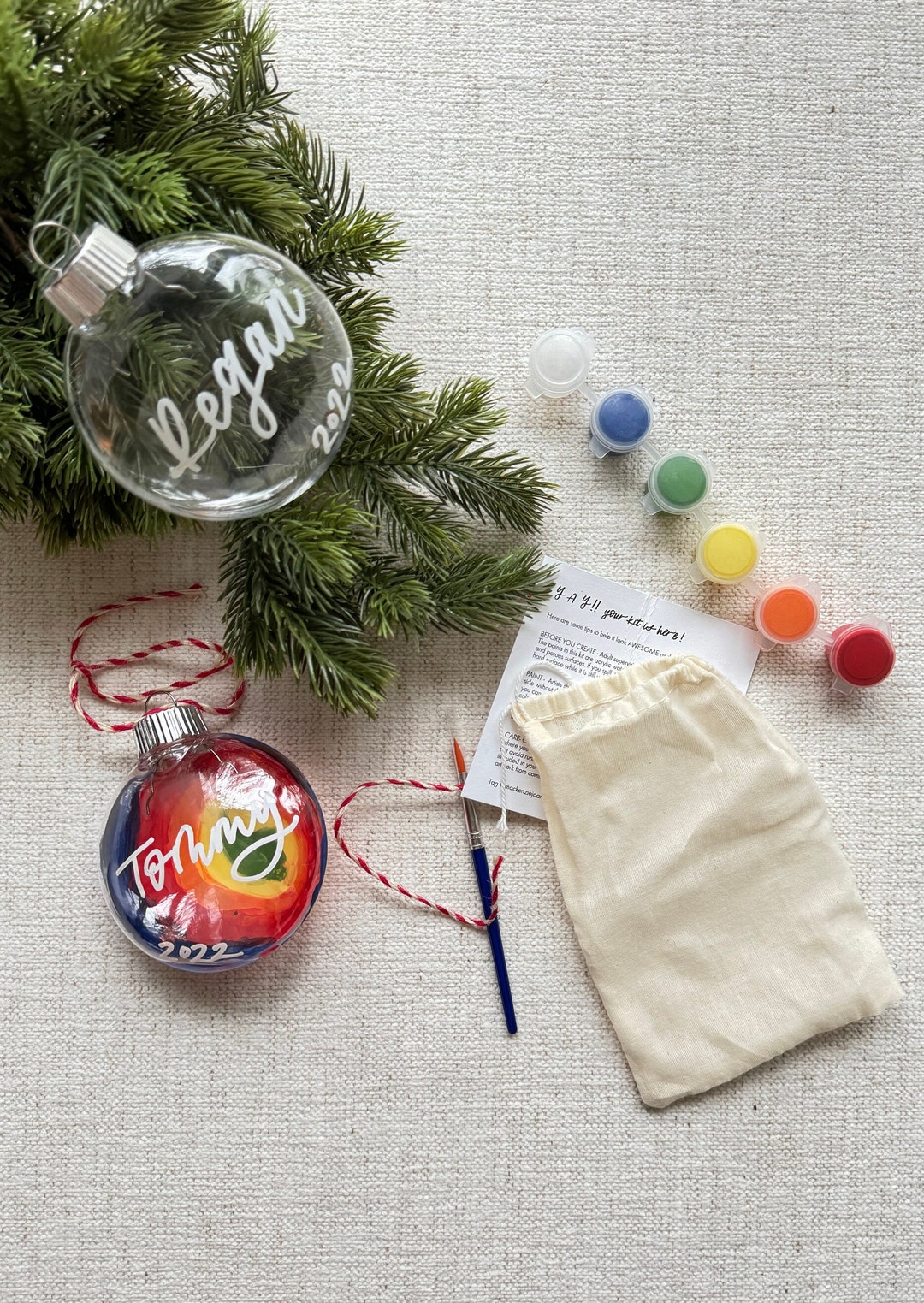 DIY Kids Custom Ornament - Etsy