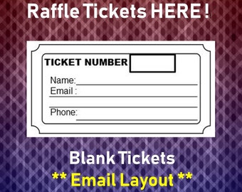 Plantilla de boletos de rifa, 8 boletos de rifa en blanco por página, boletos de rifa de Navidad de trabajo de fiesta, página imprimible, PDF, descarga instantánea