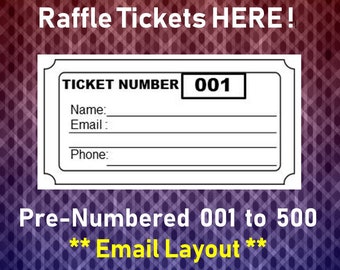 Plantilla de boletos de rifa, 8 boletos de rifa en blanco por página, boletos de rifa de Navidad de trabajo de fiesta, página imprimible, PDF, descarga instantánea