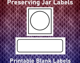 Etiquetas de tarros de conservación imprimibles, Página imprimible, Descarga instantánea, Etiquetas de alimentos, Etiquetas, Etiquetas en blanco, Etiqueta de gelatina, Mermelada, Impresión de etiquetas A4, PDF