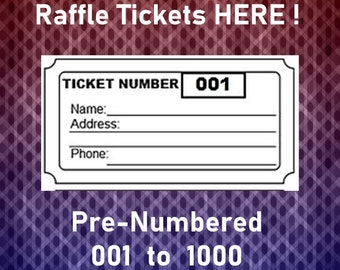 Plantilla de boletos de rifa, 8 boletos de rifa en blanco por página, boletos de rifa de Navidad de trabajo de fiesta, página imprimible, PDF, descarga instantánea