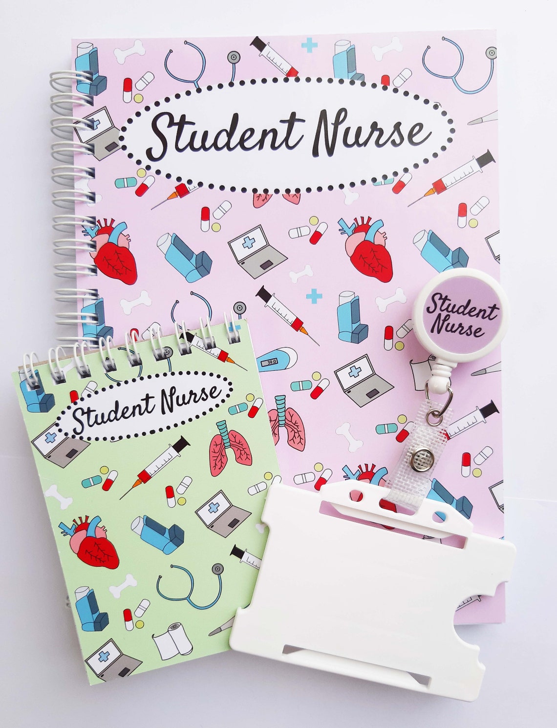 Nurse and Student Nurse stationery set inc A5 and pocket Etsy