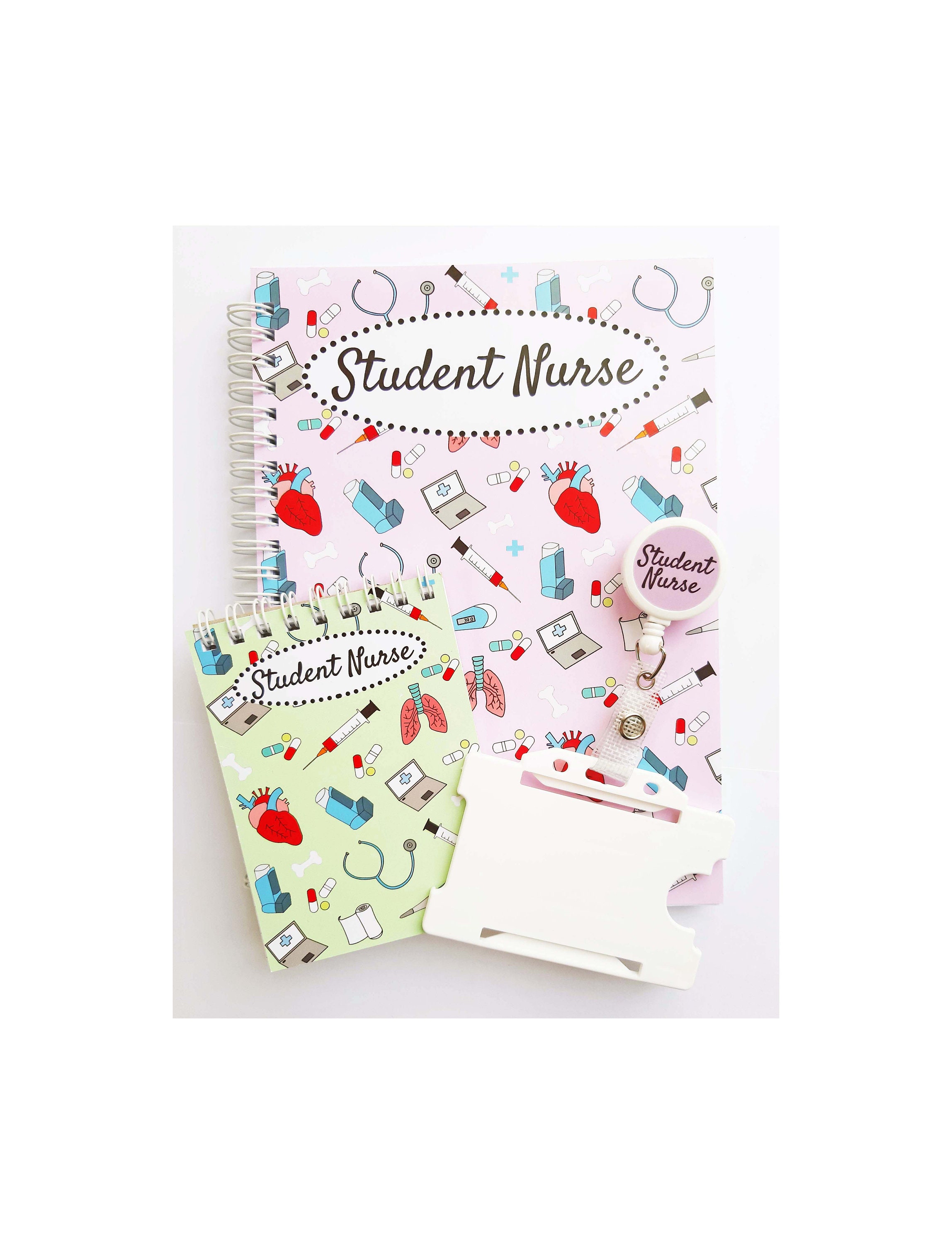 Nurse and Student Nurse stationery set inc A5 and pocket Etsy