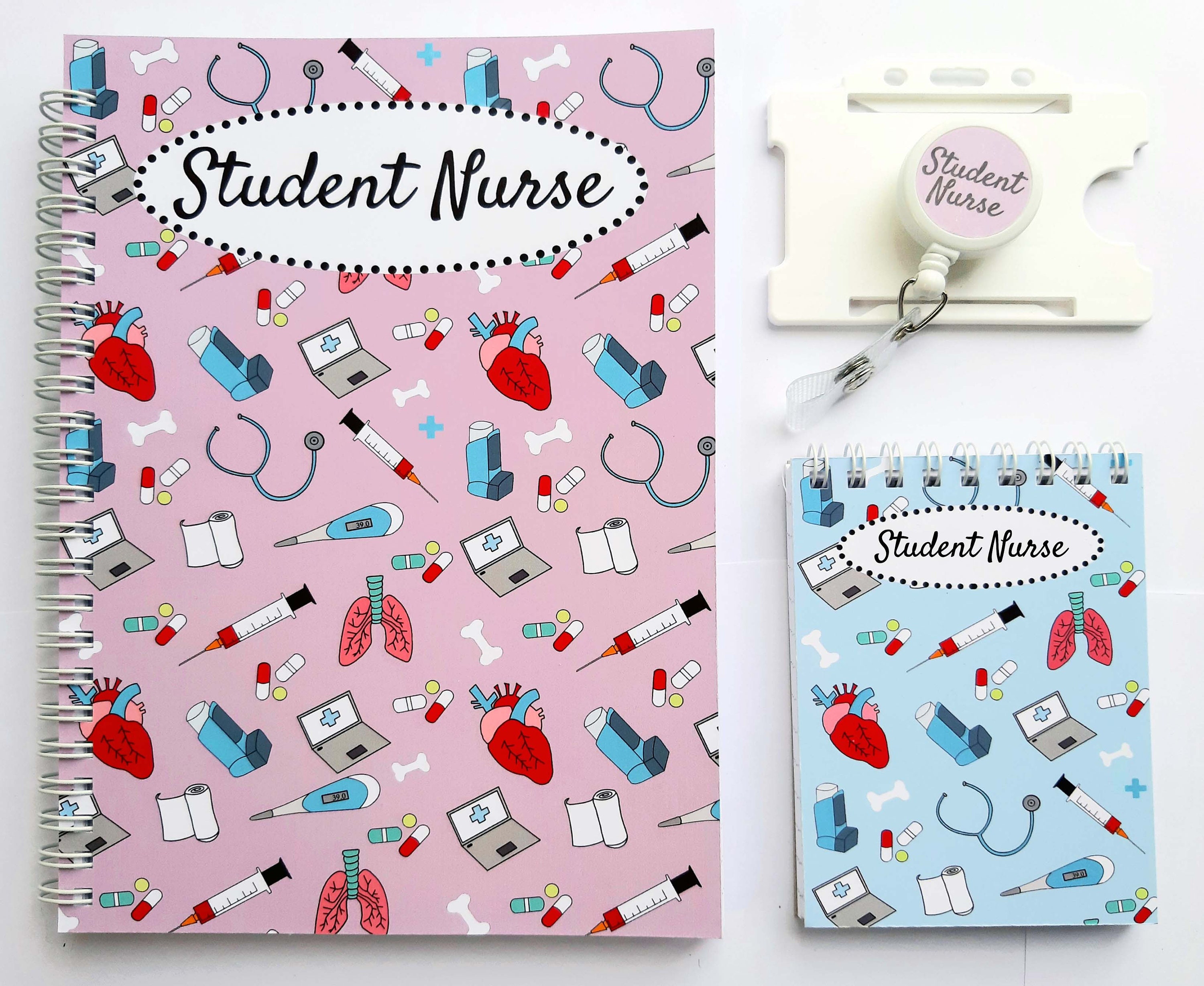 Nurse and Student Nurse stationery set inc A5 and pocket Etsy