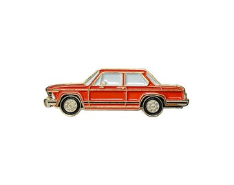 BMW Bavarian Motor Works enamel lapel hat pin tiny mini pin rare automotive car