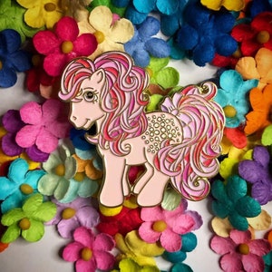 Retro 80s Pony Enamel Pin 6 Variations Available image 5