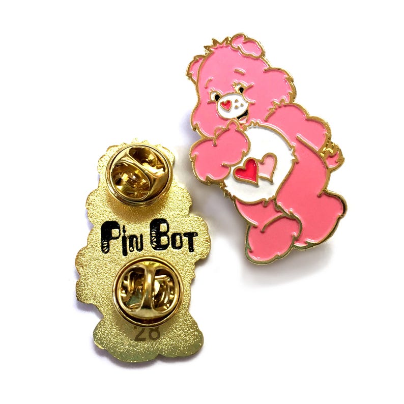 Care Bear Enamel Pin Set of 10 ALL Original Care Bears | Etsy