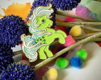 Retro 80s Pony Enamel Pin | 6 Variations Available!