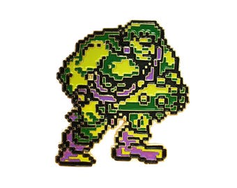 Retro 80s Final Fantasy 1 NES Inspired 8-Bit Enamel Pin | Green Ogre | Lapel Pin | Retro Video Game | 80s Nostalgia