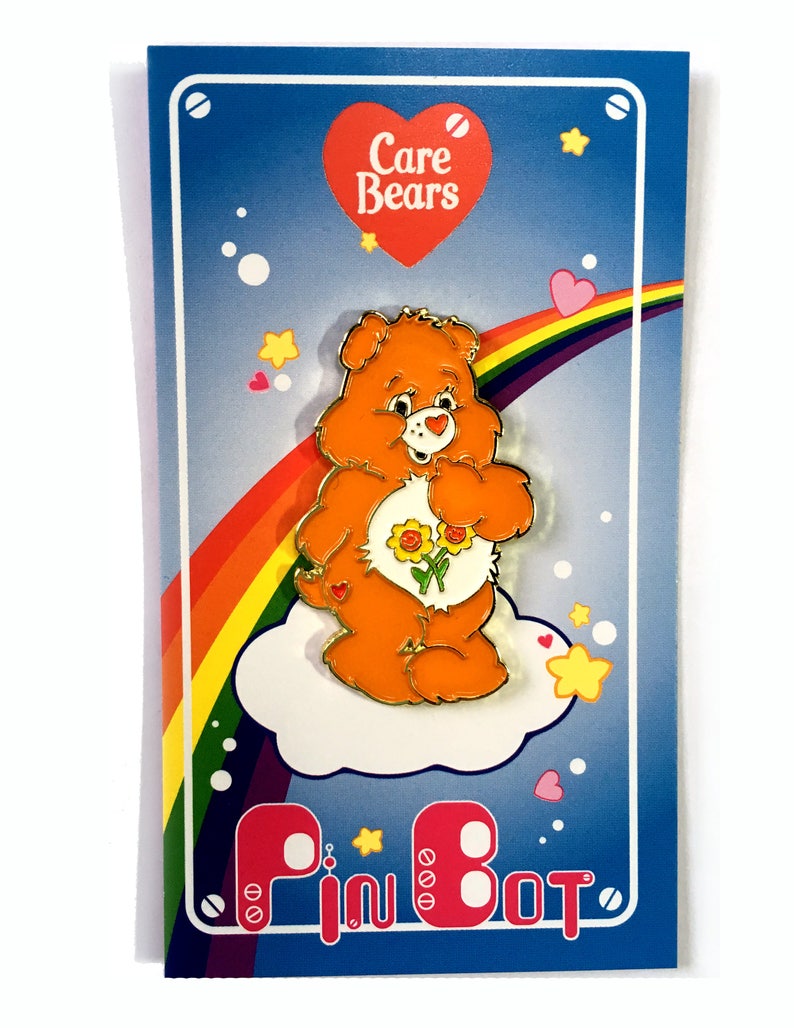 Care Bear Enamel Pin Set of 10 ALL Original Care Bears | Etsy