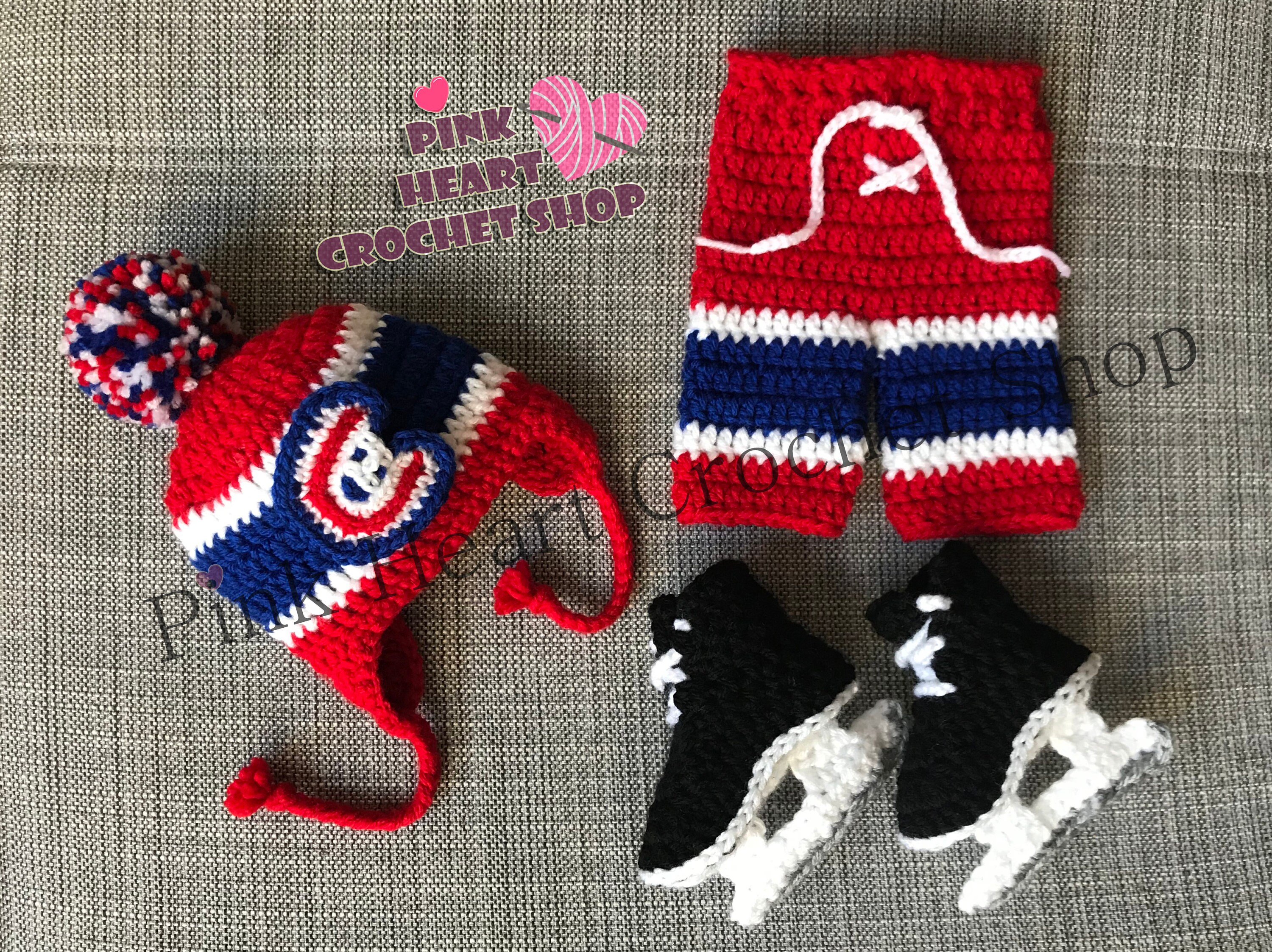 Montreal Canadiens Baby Set Montreal Canadiens Baby Outfit Etsy