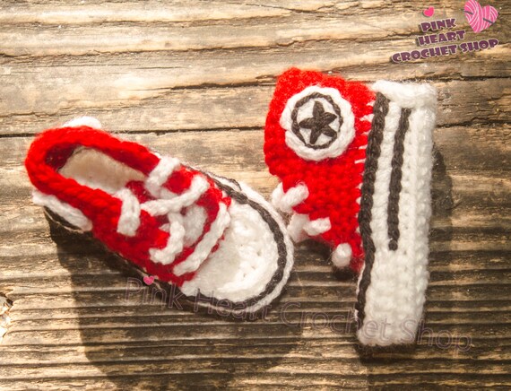 baby boy red converse