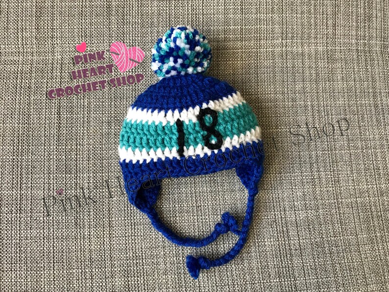 Vancouver Canucks baby hat Hockey Baby hat Canucks fan ...
