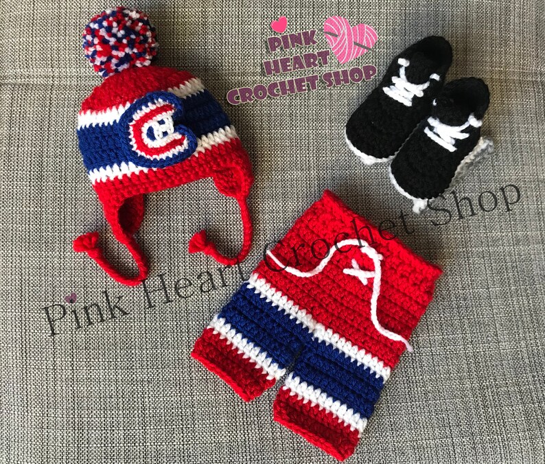 Montreal Canadiens Baby Set Montreal Canadiens Baby Outfit Etsy