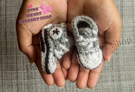 Preemie baby crochet converse preemie 