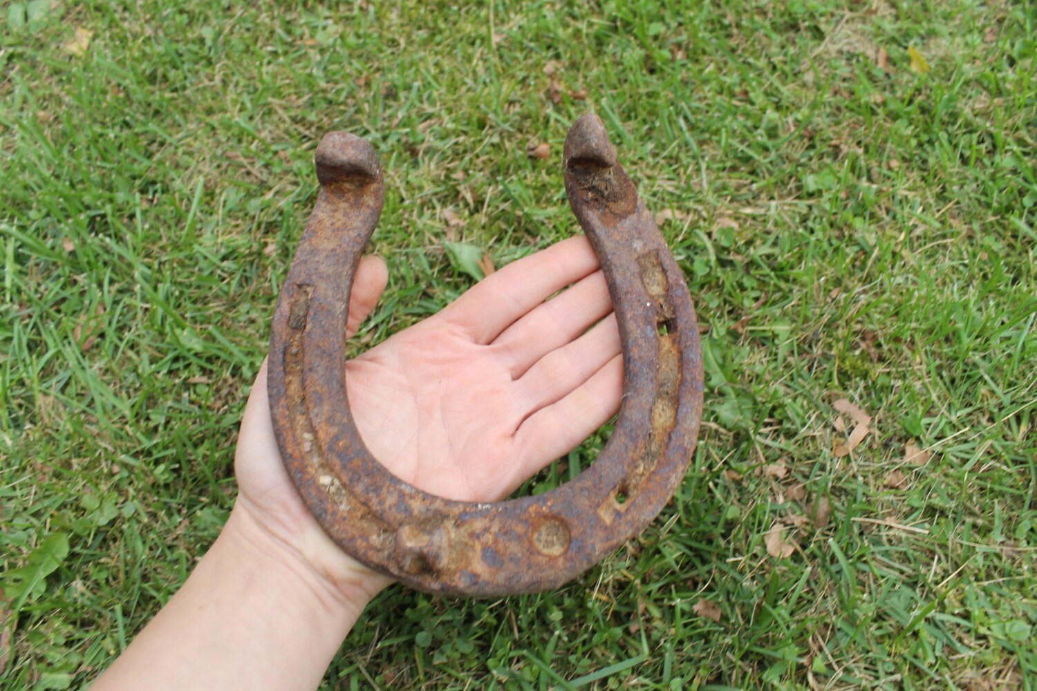 Vintage horseshoe rusty horseshoe Rustic home wedding decor Etsy