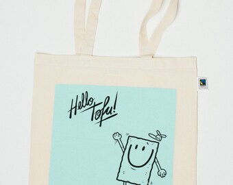 Hello tofu fair trade & organic Totebag mint