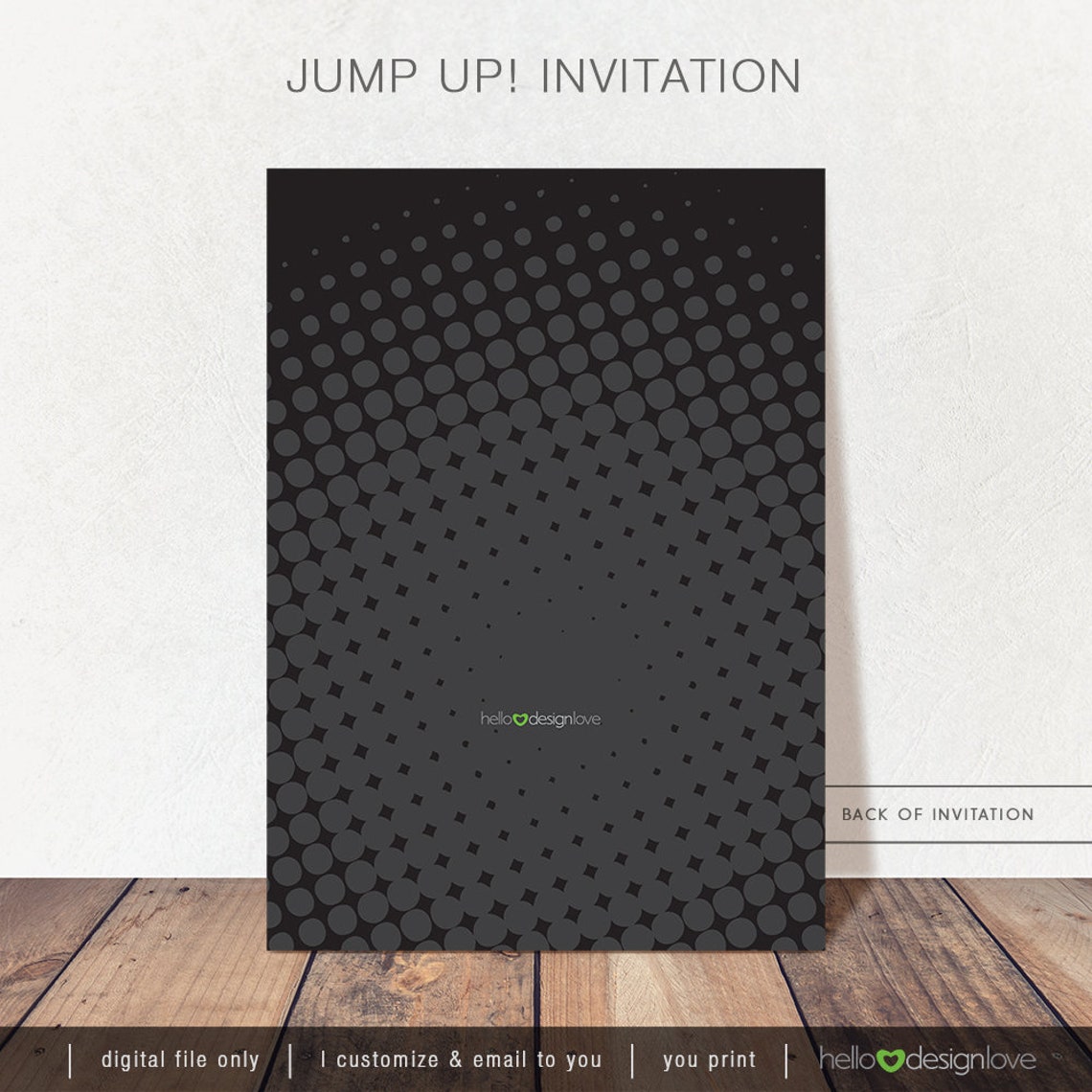 Jump Printable Party Invitation, Jumping Party, Trampoline Party ...