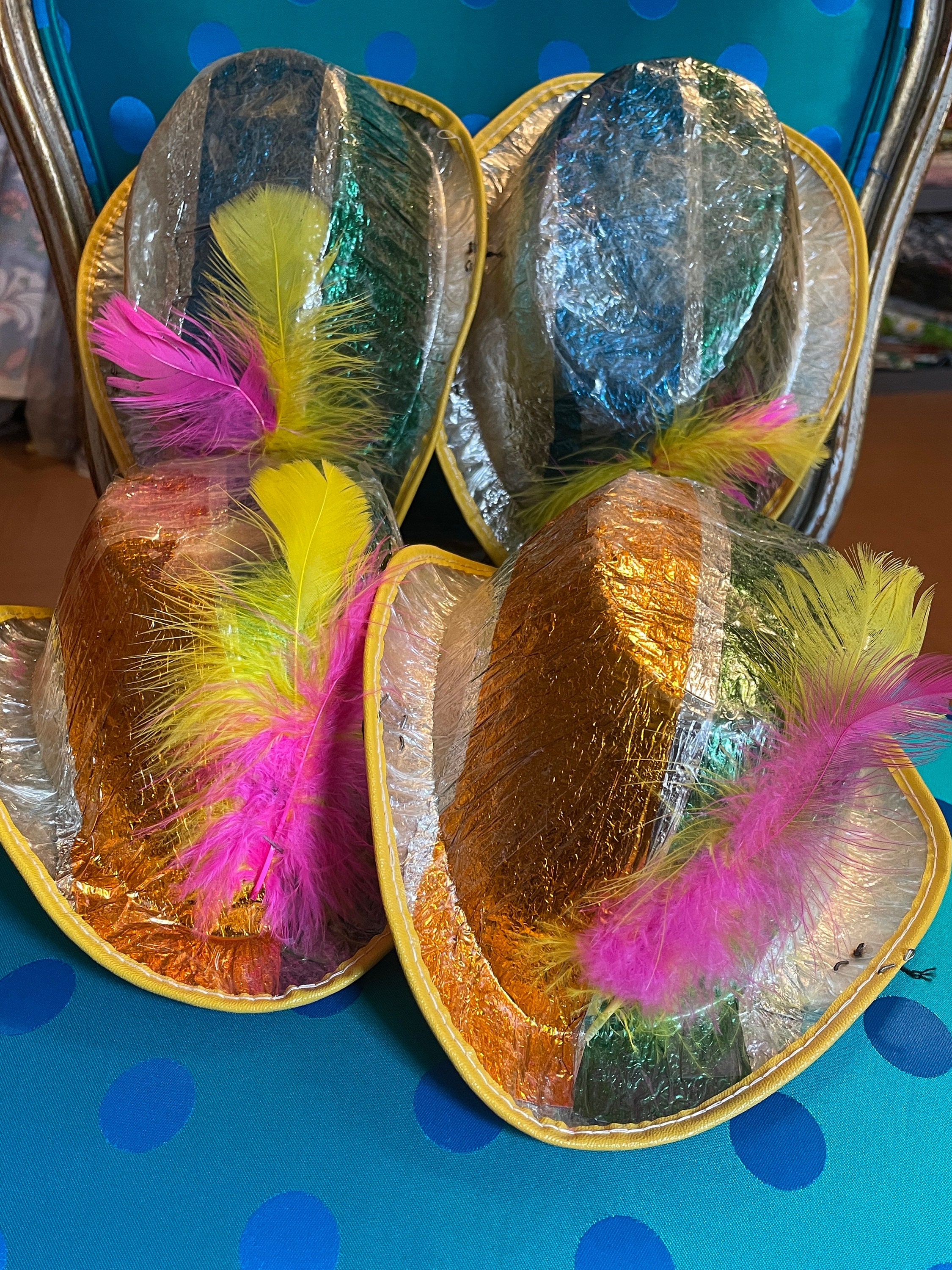 years eve vintage party hats